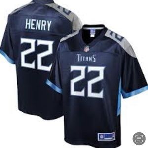 Tennessee Titans Derrick Henry #22 Nike Men's Navy NFL Game Jersey Size XL